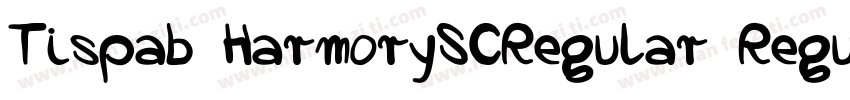 Tispab HarmorySCRegular Regula字体转换